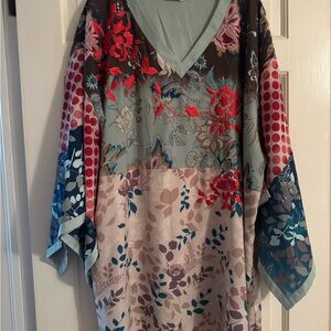 Soft Surroundings Floral Patchwork Tunic - Multicolor